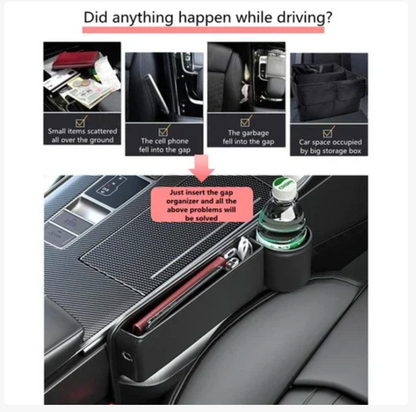 🔥HOT SALE 50% OFF 💖Car Leather Cup Holder Gap Bag